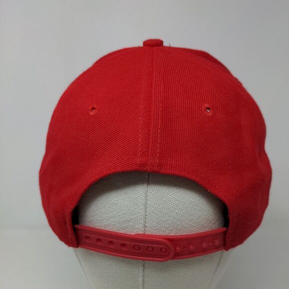 San Sun Boy's Snapback Hat Red Size OSFA Embroidered RBI MLB Logo - Picture 5 of 7